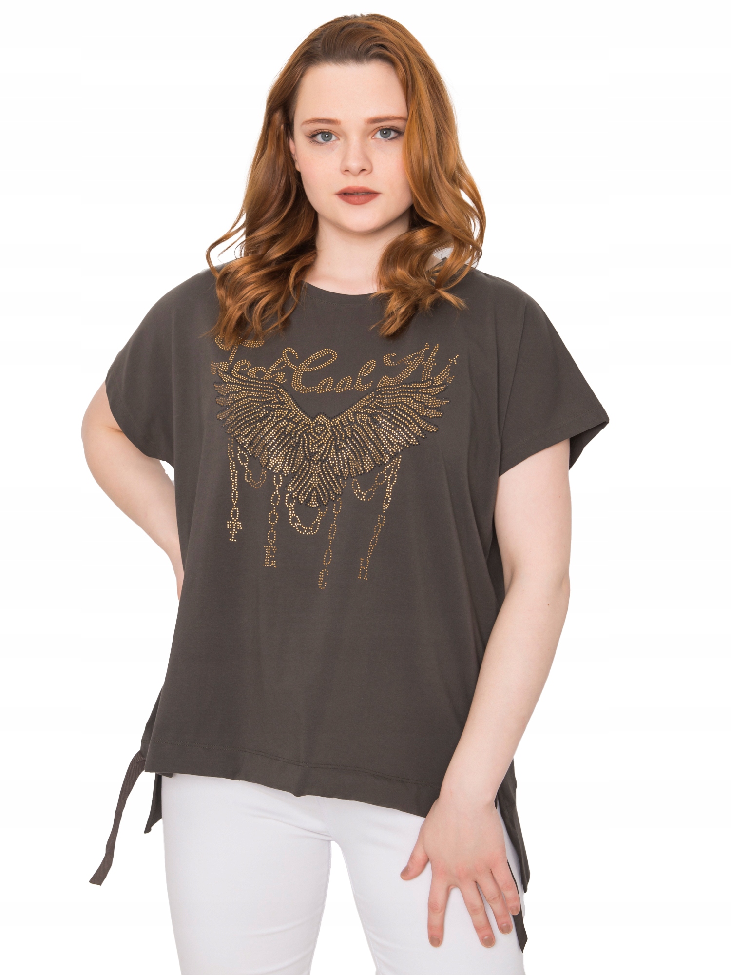 

Bawełniana Bluzka damska Koszulka plus size