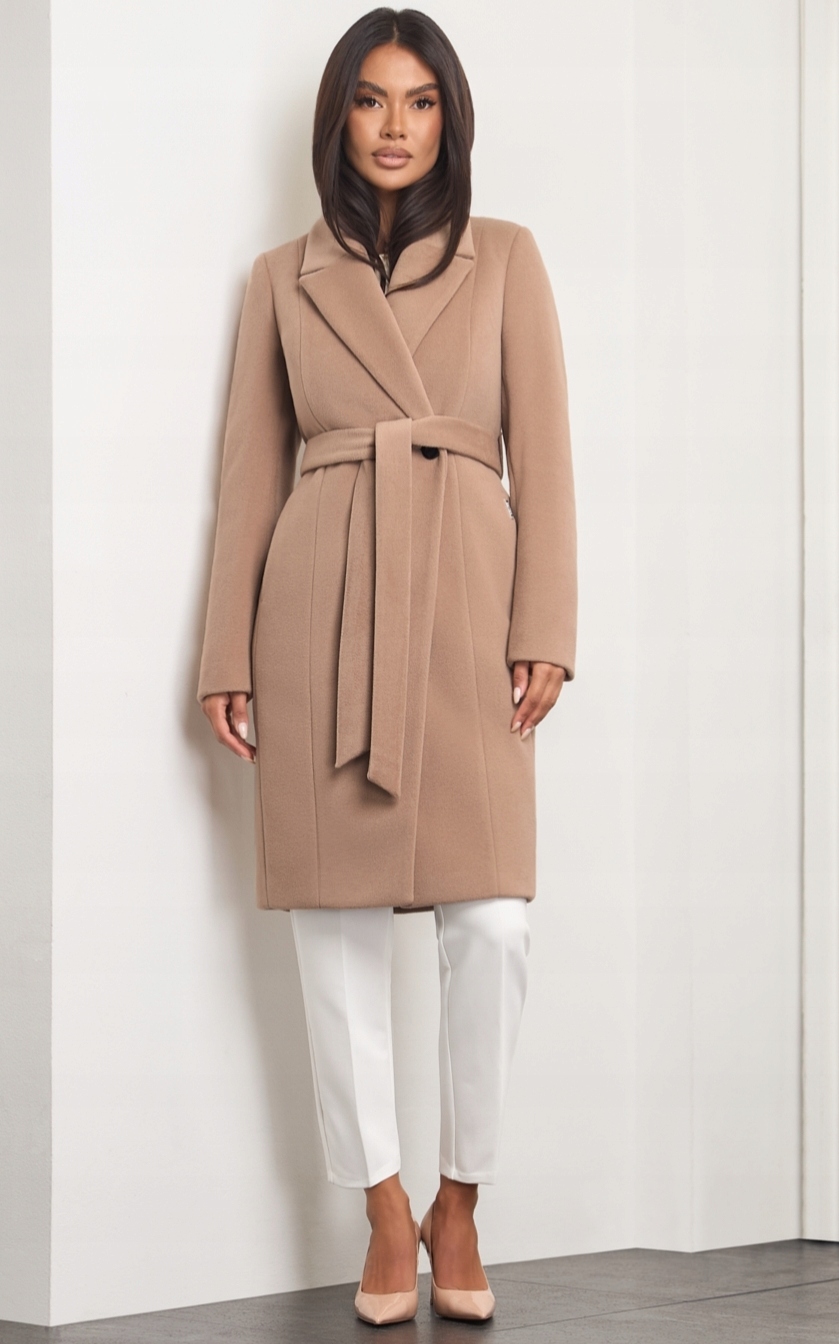 Zartex dámský kabát podzim zima alpaka Martina cappuccino AW25 vel. 42