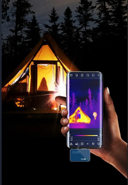 Kamera termowizyjna TOOLTOP TC001 android smartfon — zdjęcie 2