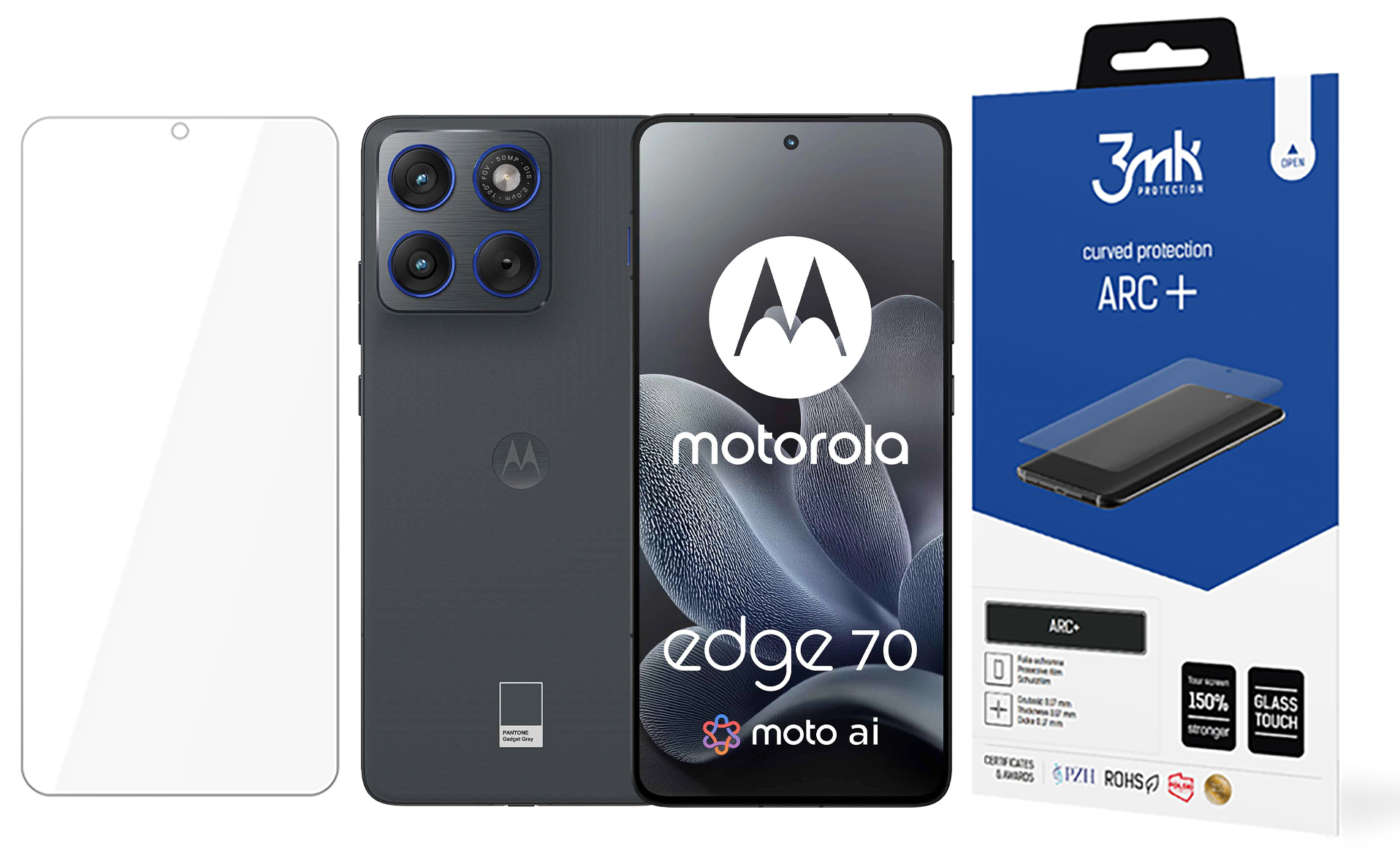 3mk Fólie Arc+ pro Motorola Edge 70 Fólie Fullscreen