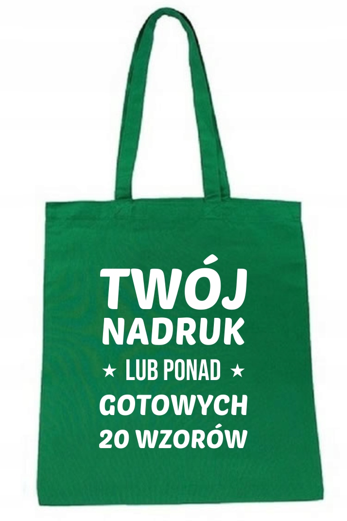 ECO TORBA NA ZAKUPY Z WŁASNYM NADRUKIEM BAWEŁNIANA