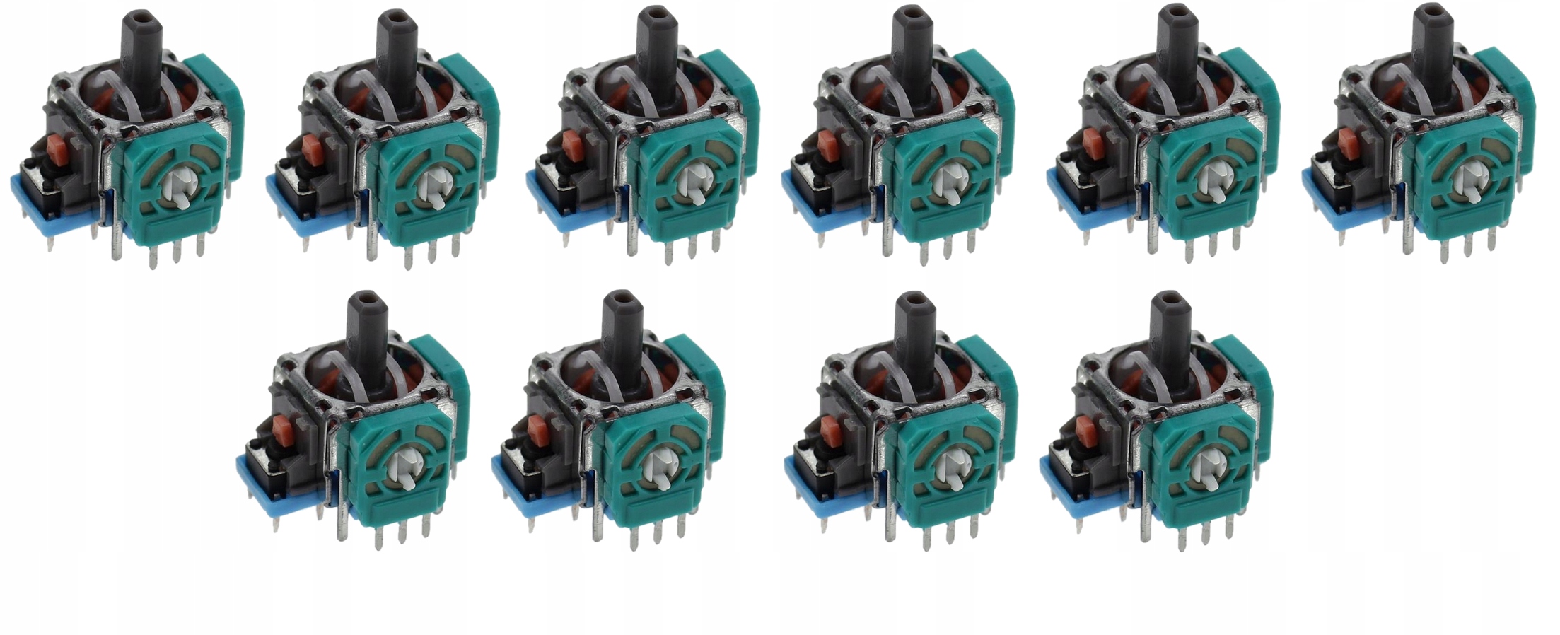 ZESTAW 10X ANALOG V13 DRĄŻEK JOYSTICK 2,3K DEDYKOWANY DO PADA PS5