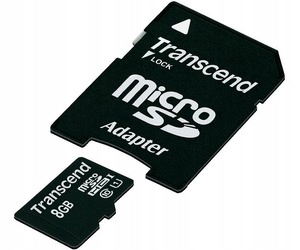 Transcend 8 Gb micro Sd Hc Class 10 Uhs-i Premium karta pamięci