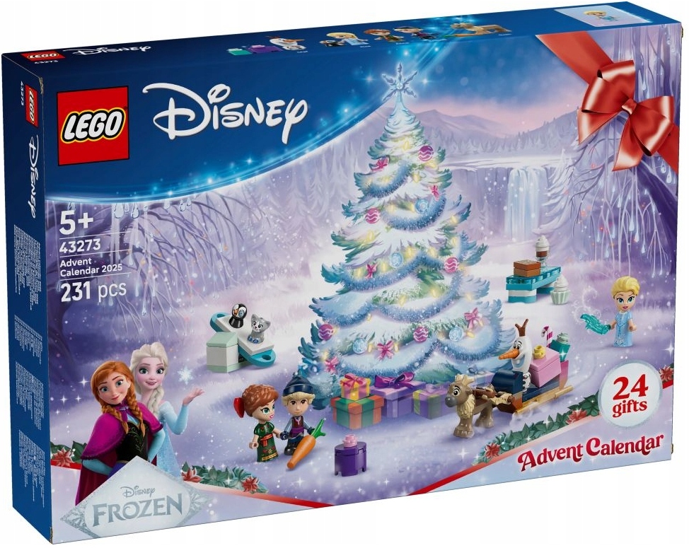 Lego Disney 43273 Ledové království 2025 Kalendář pro holčičku