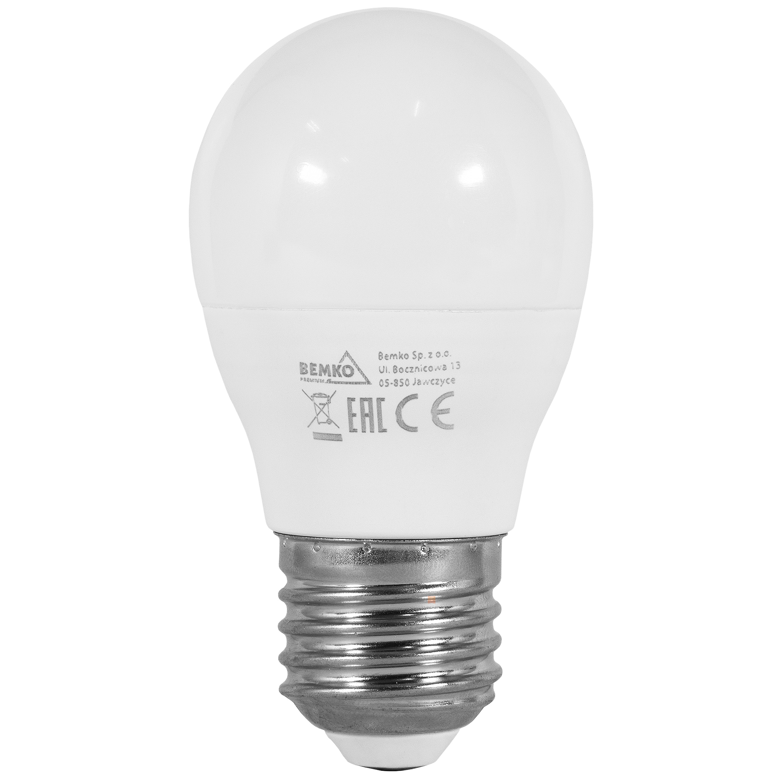

Żarówka Led E27 7,5W 740LM 4000K Samsung* Kulka