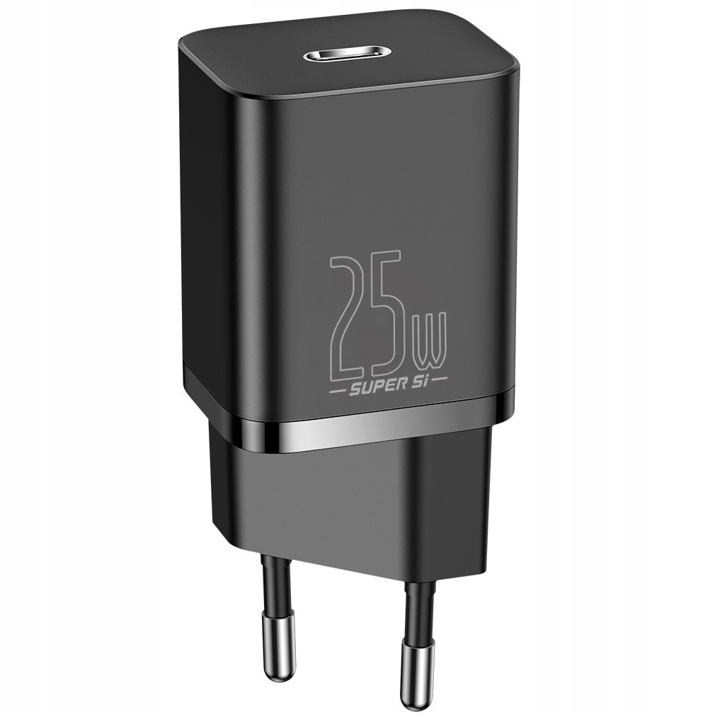 BASEUS SZYBKA ŁADOWARKA SIECIOWA DO TELEFONU USB-C TYP-C 25W PD QC 3.0 AFC Marka Baseus