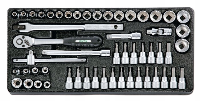 Sada náradia 3/8" nástavce 6-24 mm 12k E-torx bity 54e náplň Honiton H0022