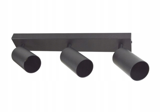

Lampa listwa sufitowa 3xGU10 do Led na 230V czarna