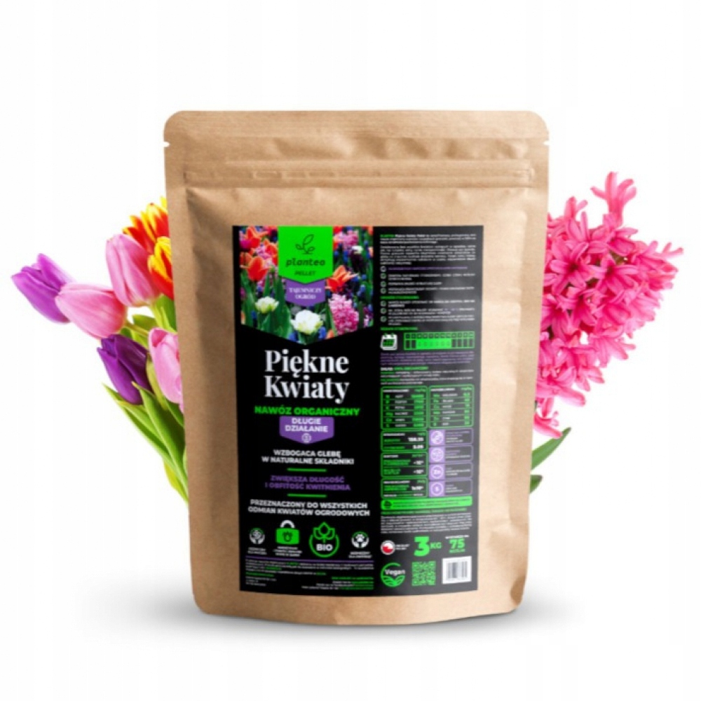 

nawóz Naturalny organiczny Kwiatów ekologiczny 3kg