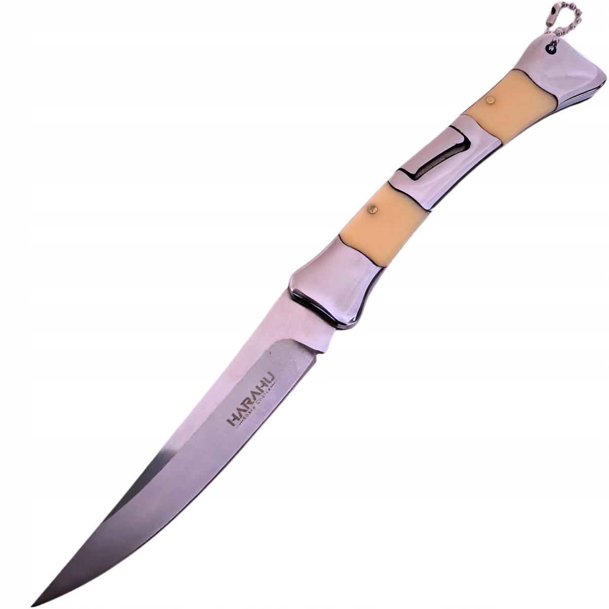 Outdoorový Skladací Nôž Sb 39981 Slabo Žltá/Strieborná KP-39981