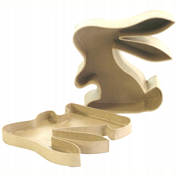 

Pudełko w kształcie zajączka 12,5 x 4 x 12,5cm. Bt