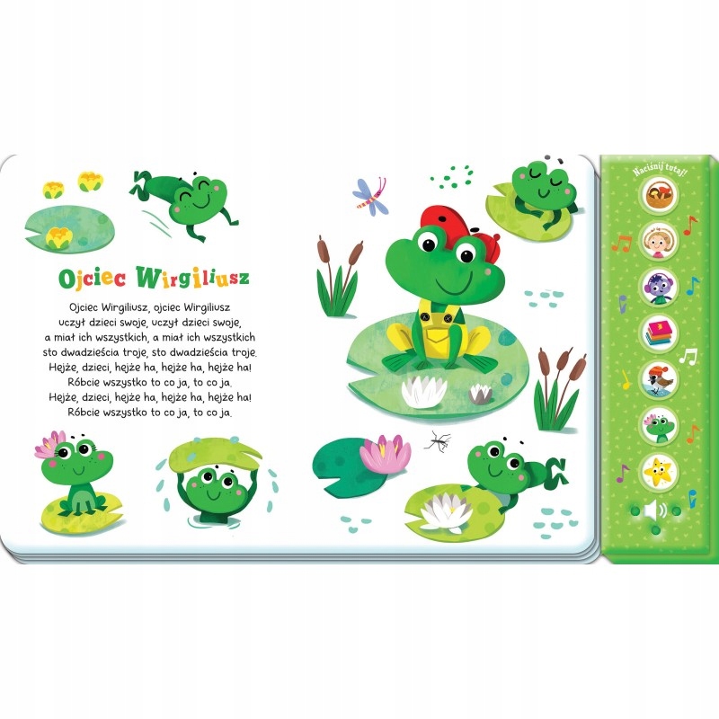 OJCIEC WIRGILIUSZ PIOSENKI DLA MALUSZKA SŁUCHAJ I ŚPIEWAJ KSIĄŻKA DŹWIĘKOWA ISBN 9788382133936
