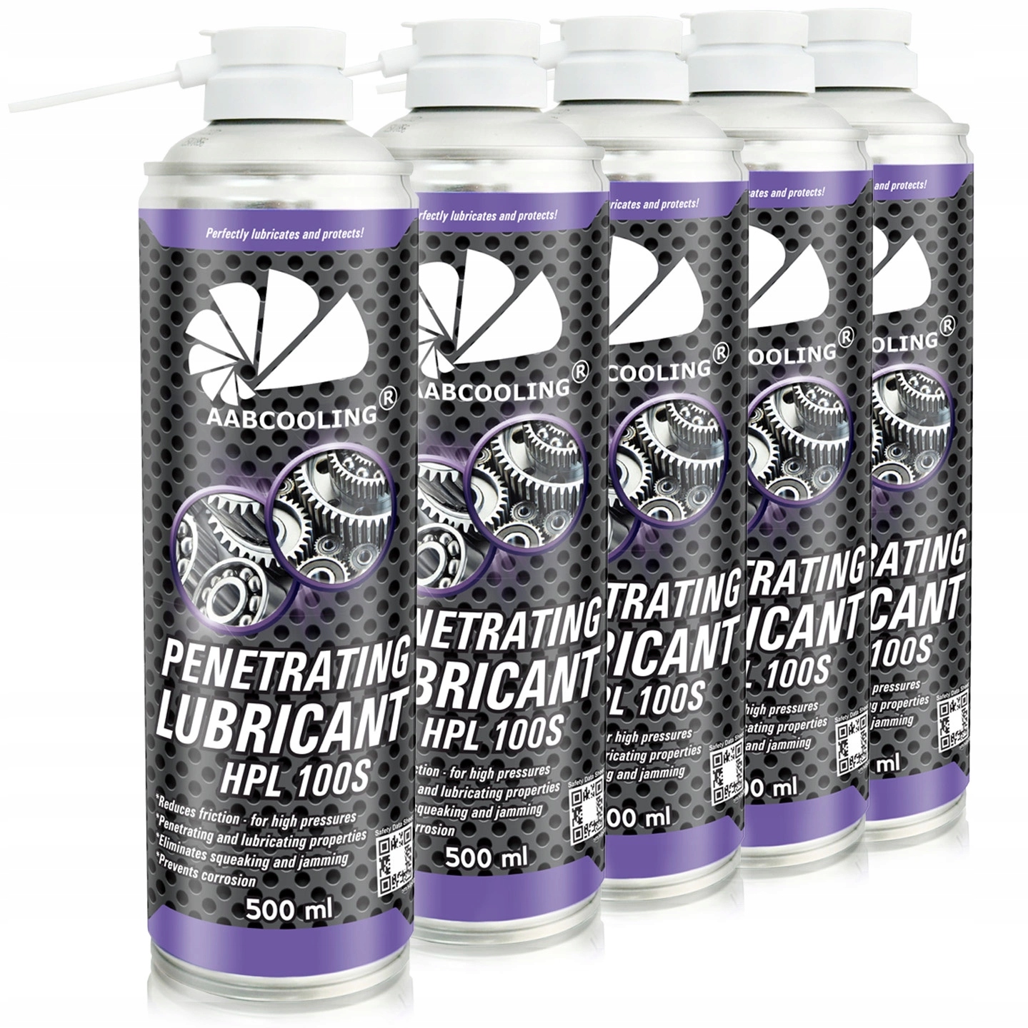 Univerzální Mazivo 5X500 ML, Nestéká, Pro Garážová Vrata, Posuvné Brány