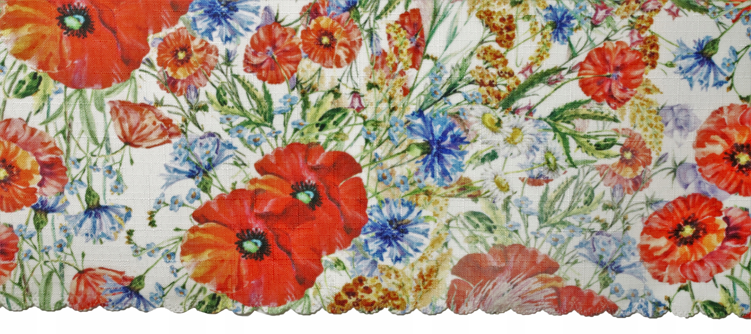 Kwiatowa łąka obrus plamoodporny w maki 120X160 Materiał wykonania poliester