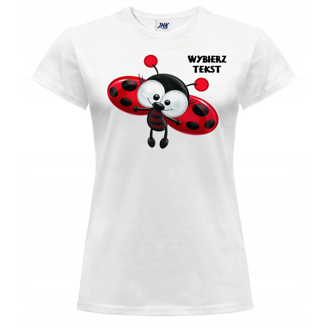 

Koszulka Damska T-shirt Chrząszcze Biedronki L