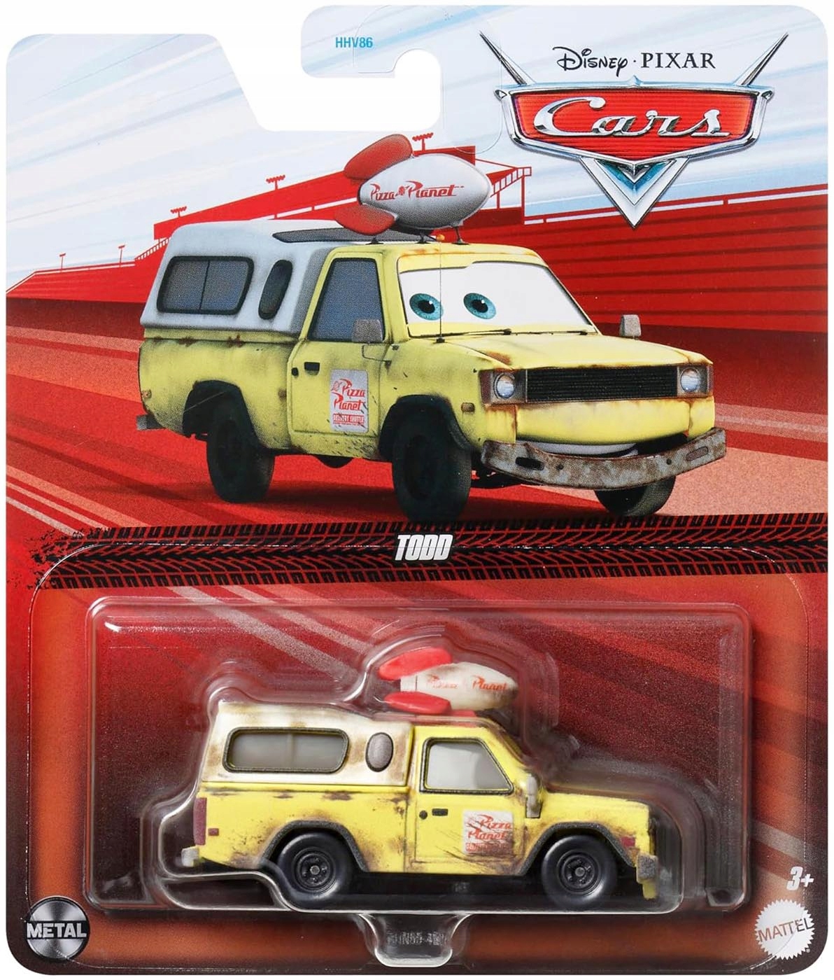 Mattel Cars Auta Tadek Todd Pizza 1:55 Nowy