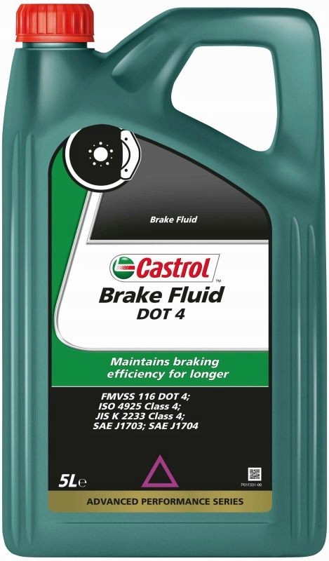 CASTROL PŁYN HAMULCOWY DOT4 5L SYNT. / BRAKE FLUID DOT 4