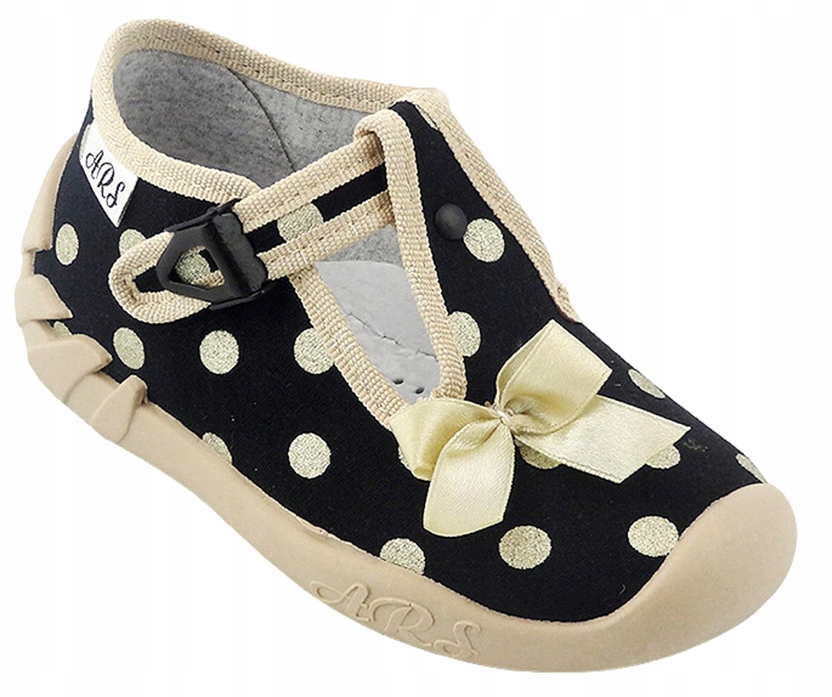 KAPCIE DZIEWCZĘCE DZIECIĘCE DO PRZEDSZKOLA KLAMERKA ARS Z005 R.21