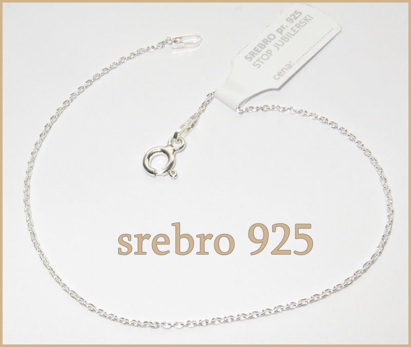 

Bransoletka Anker Srebro 925 Celebrytka 21 cm