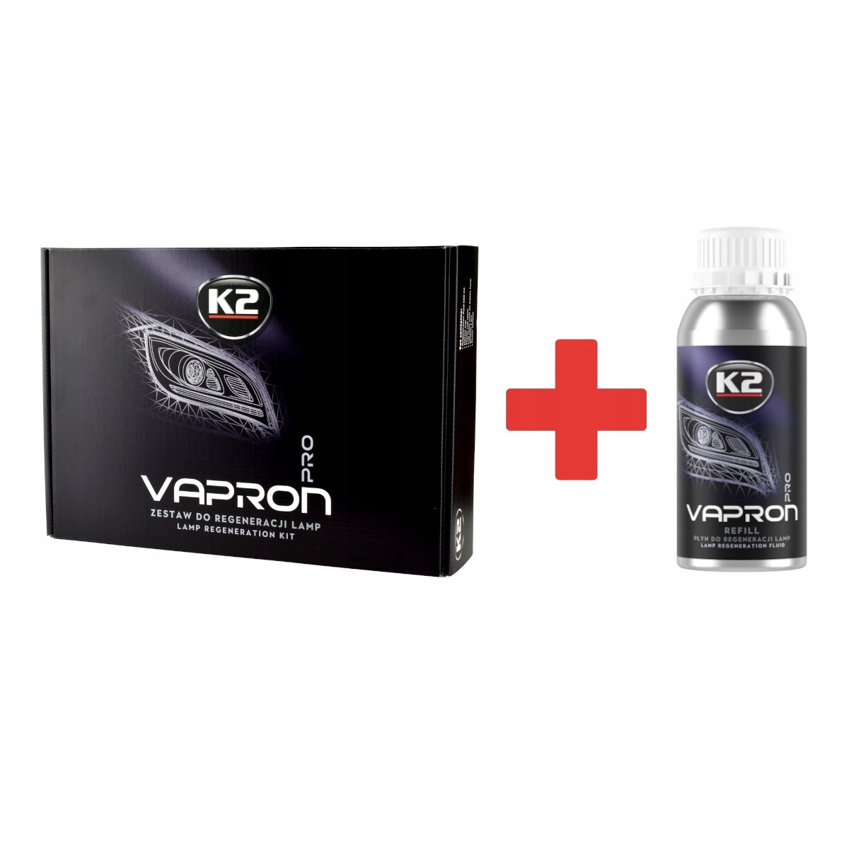 K2 VAPRON ZESTAW DO REGENERACJI LAMP + REFILL Numer katalogowy producenta D7900