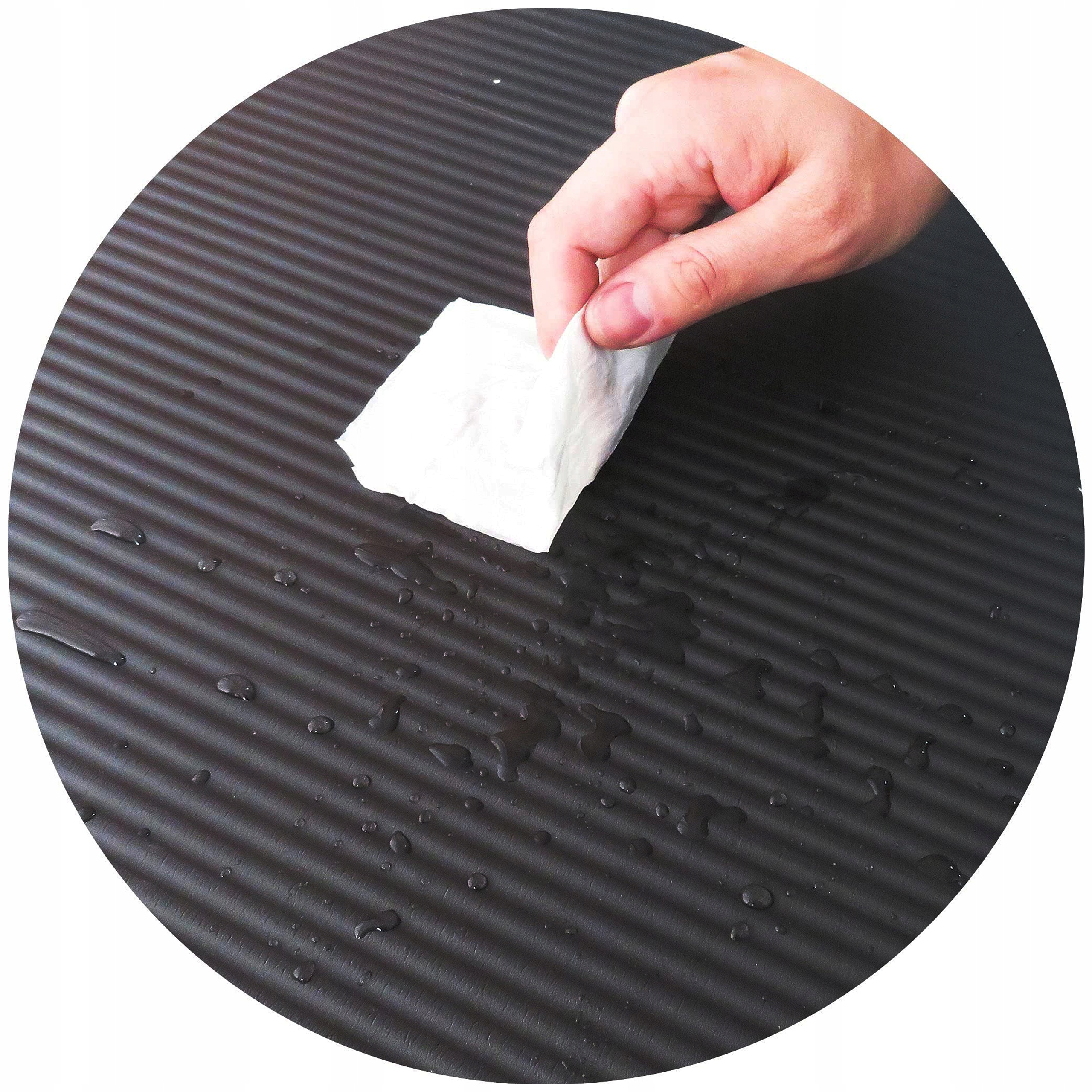 MATA GIMNASTYCZNA DO ĆWICZEŃ JOGI PILATESU FITNESS GRUBA 180x60 + PASKI Grubość 1 cm