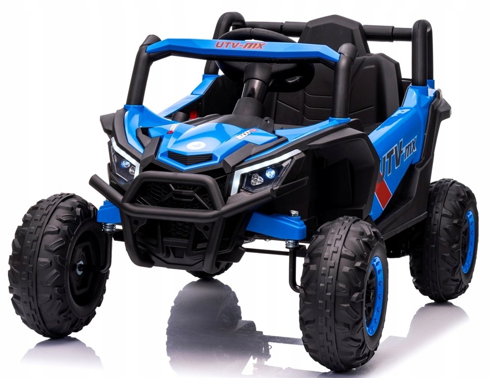 UTV2 R-sport Niebieski Auto na akumulator 4x4 Eva Skóra Pilot Akumulator li