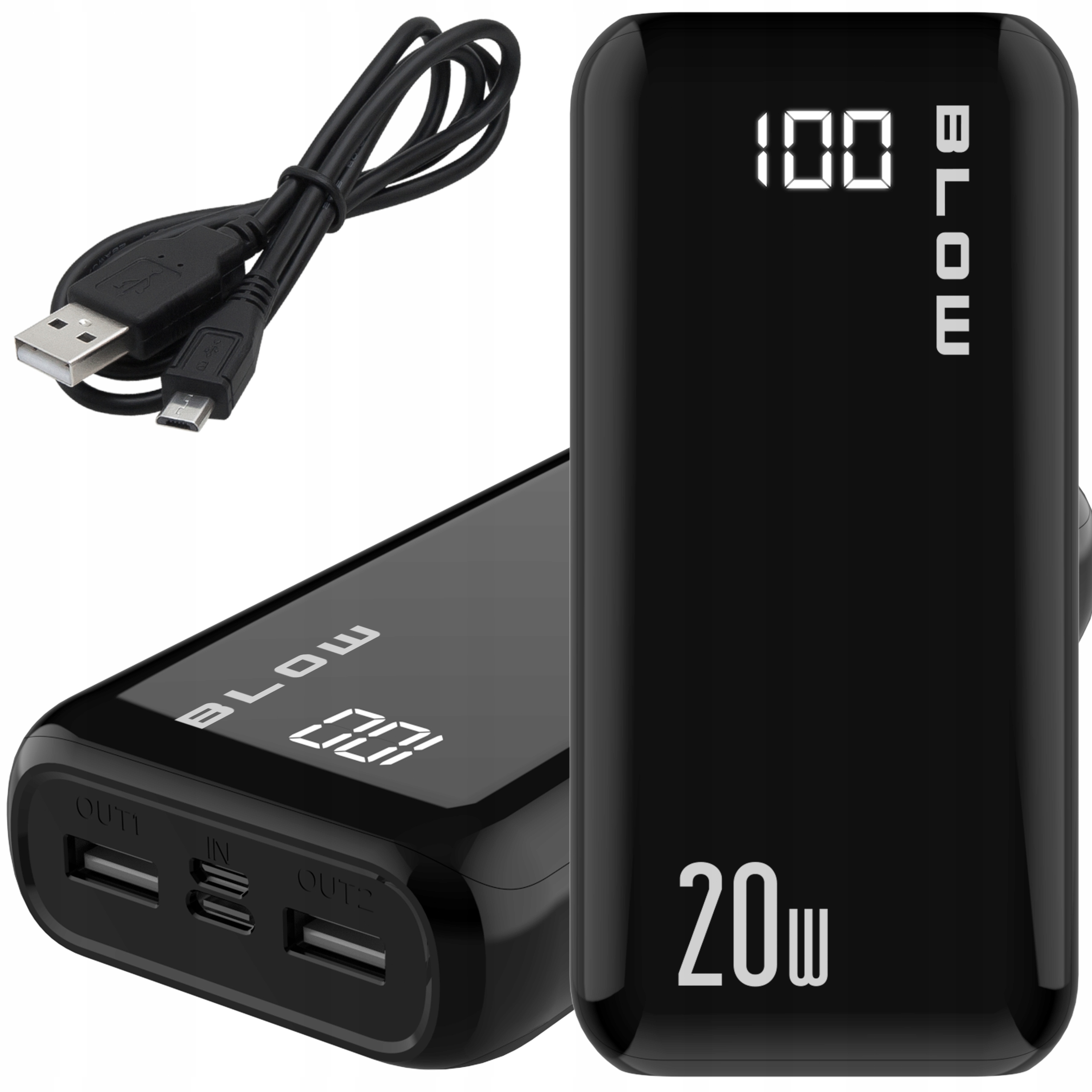 

Powerbank Blow 30000 mAh czarny