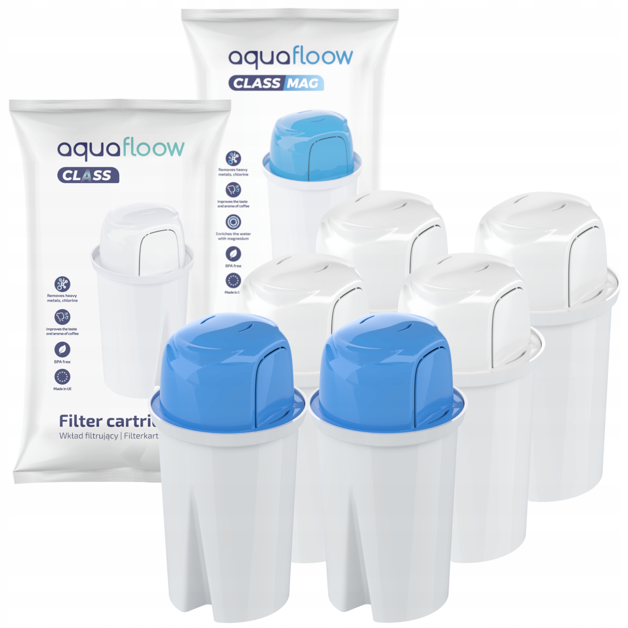 

6x Wkład Filtr Class Magnez Do Dafi Zamiennik 4+2