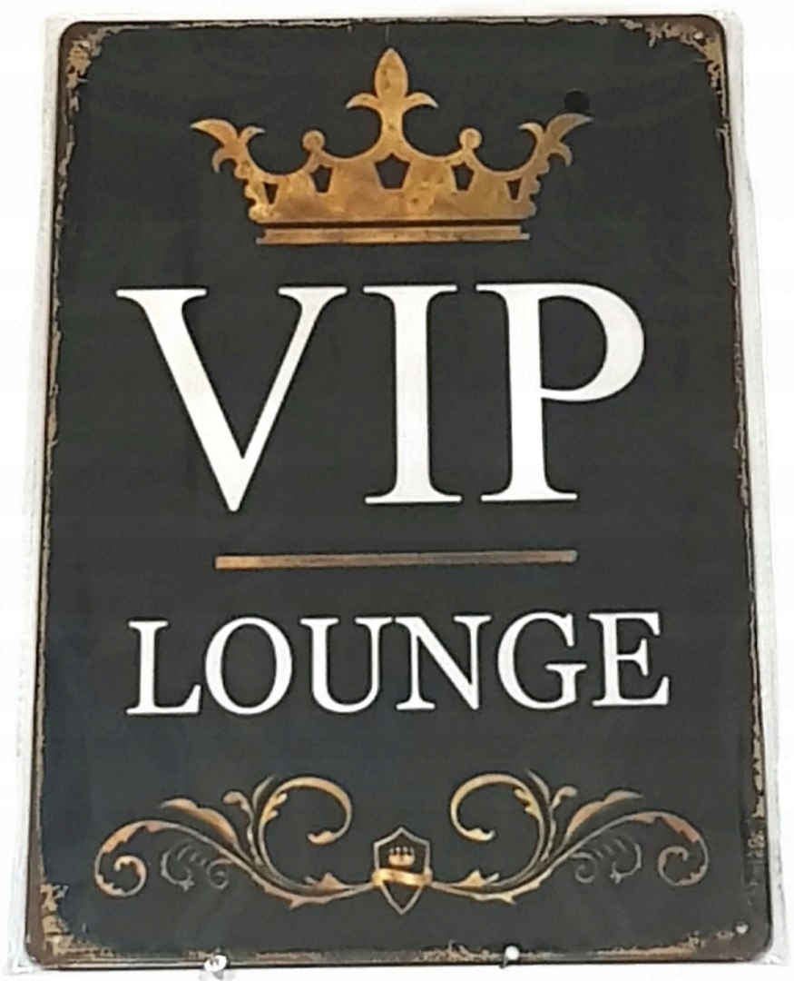

Tabliczka Tablica Blacha Ozdobna Vip Lounge