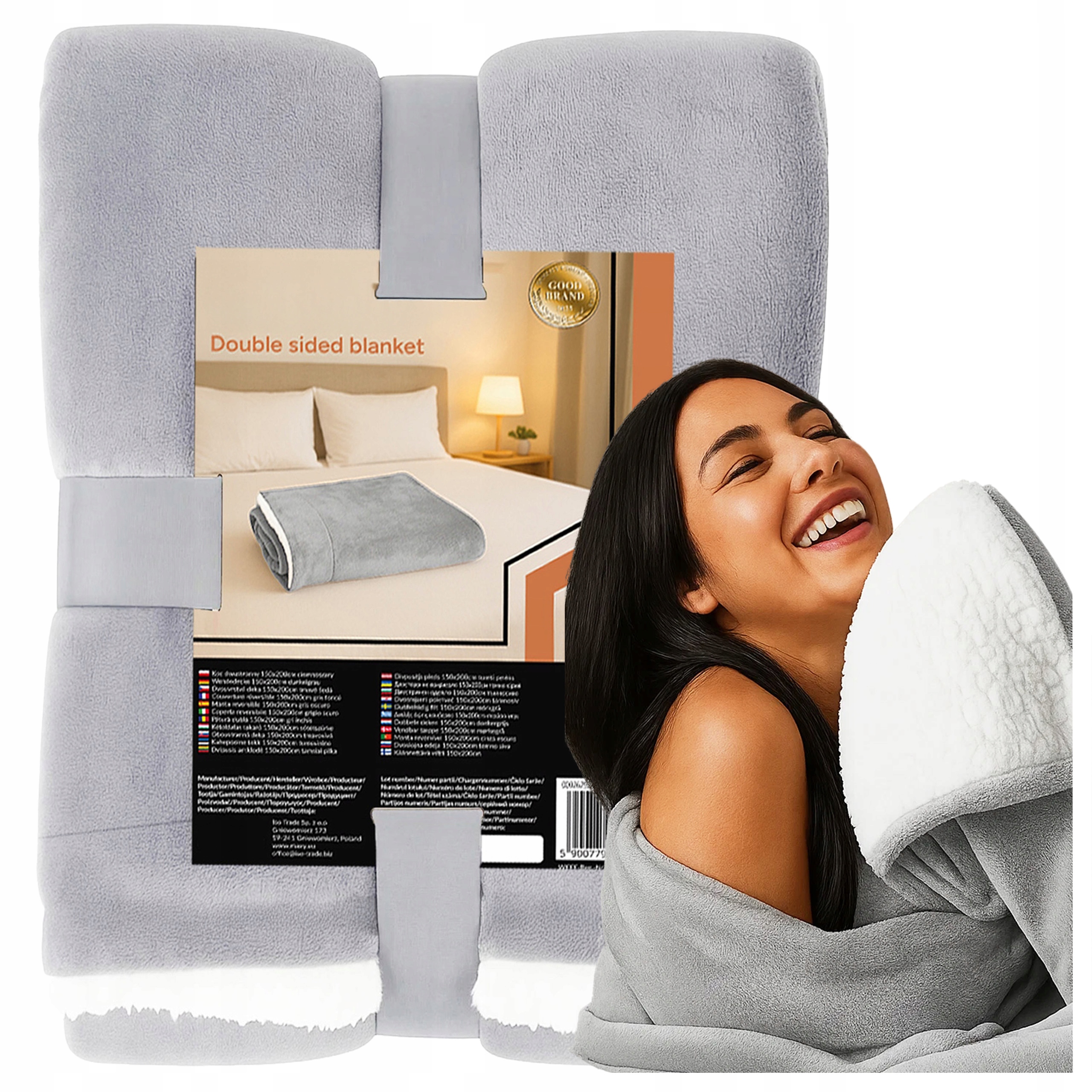 Podzimní deka Dvoustranná Beránek 150x200 cm Teplá Přítulka jako Dárek