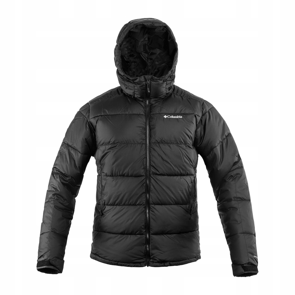 Zimní bunda prošívaná s kapucí pánská Columbia Pike Lake Parka Black S