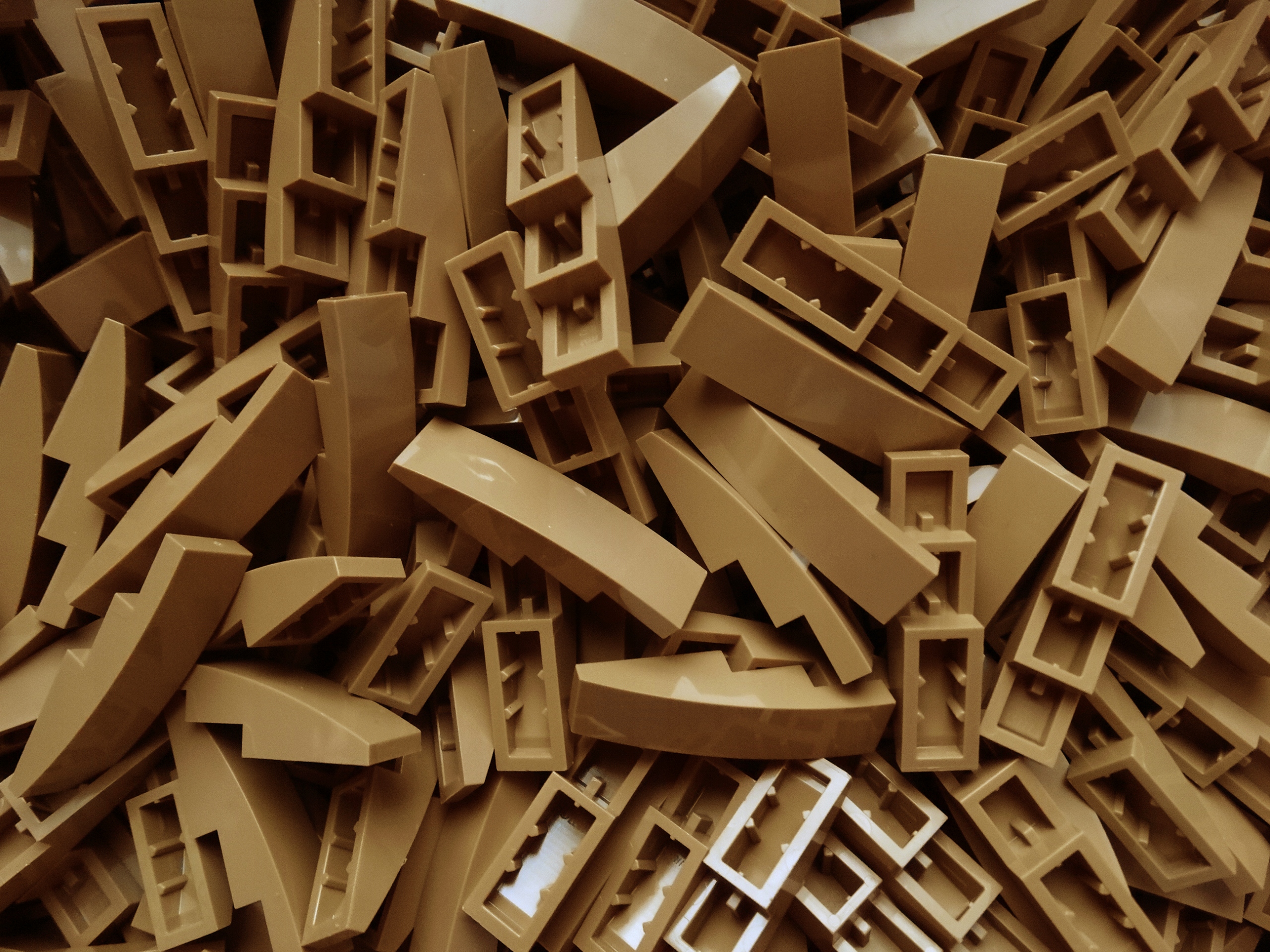 

Lego 61678 Slope Curved 4x1 Dark Tan 10 szt Nowe