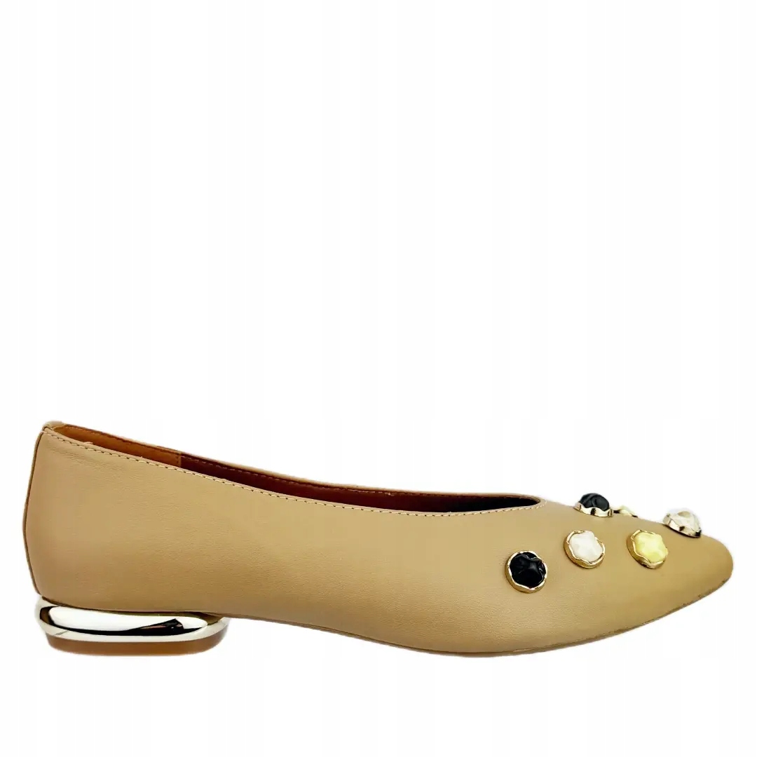 Dámské baleríny Gioseppo 76866-P beige 39, béžová