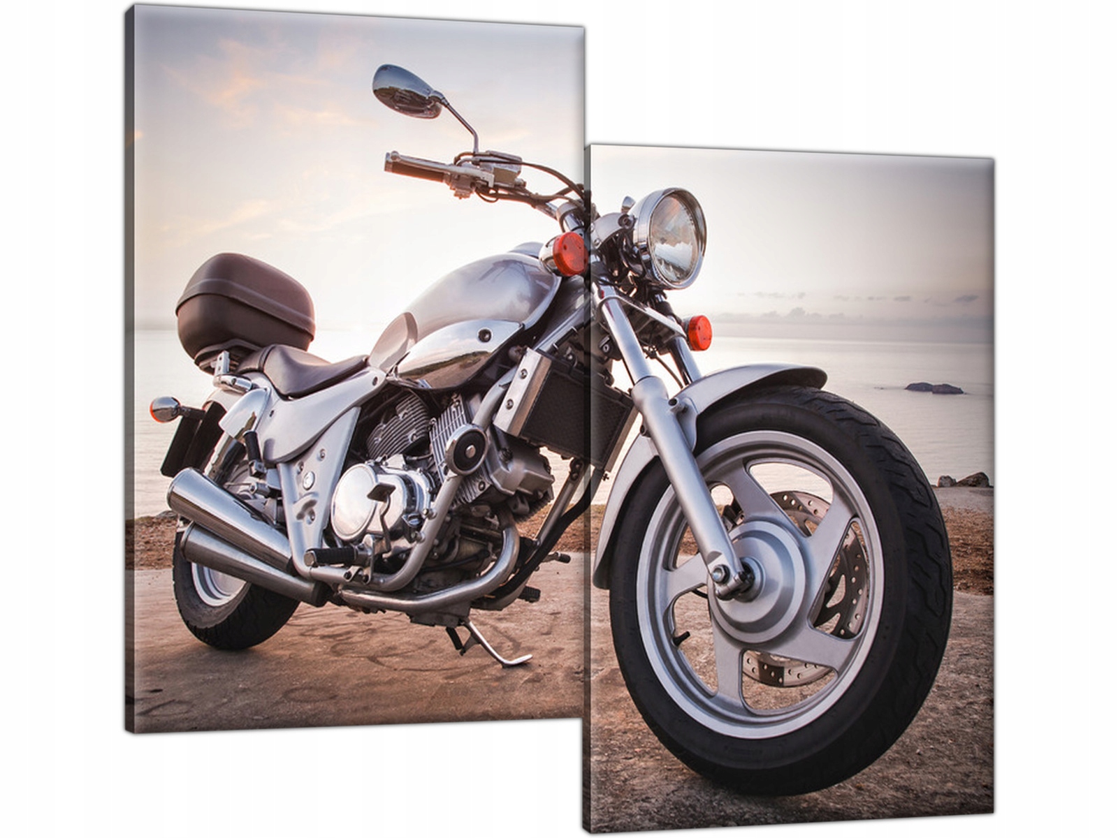 

Motocykl Motor Chopper 80x70 Nowoczesny Obraz