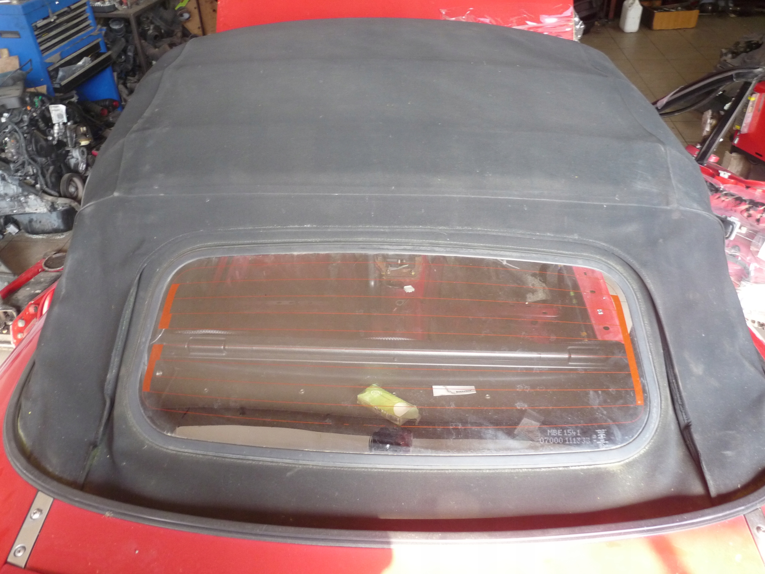 MAZDA MX5 DACH MATERIAŁOWY SZYBA 89-05R