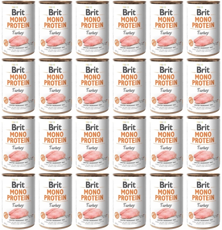 Levně Brit Mono Protein Krůta 24 x 400 g