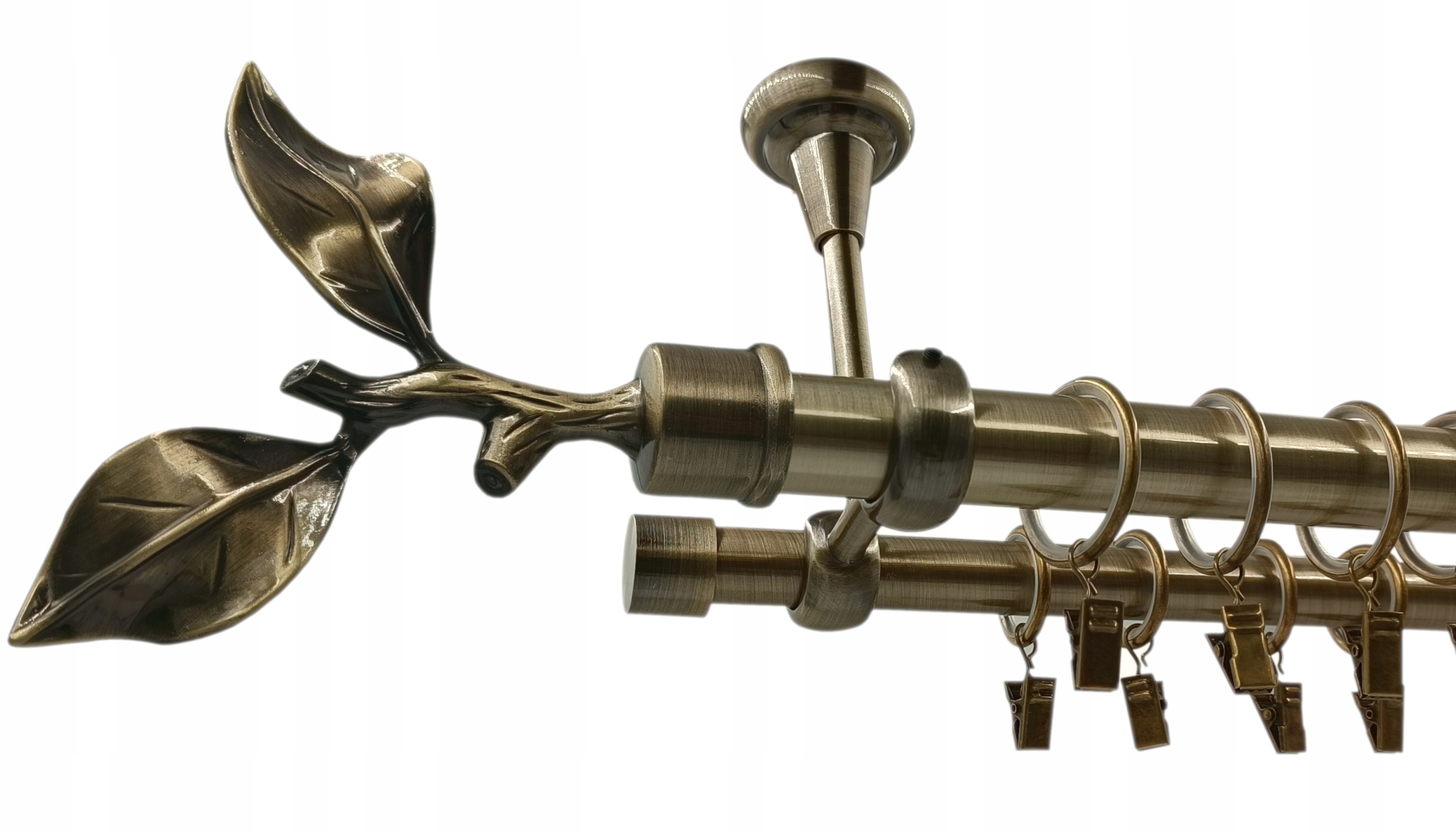 Garnýž 25+19 mm Zlato Antik 160 Větvička