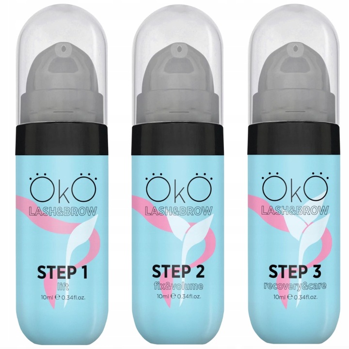Zestaw Do Laminacji Oko Rzęs I Brwi Step 1+ Step 2+ STEP3
