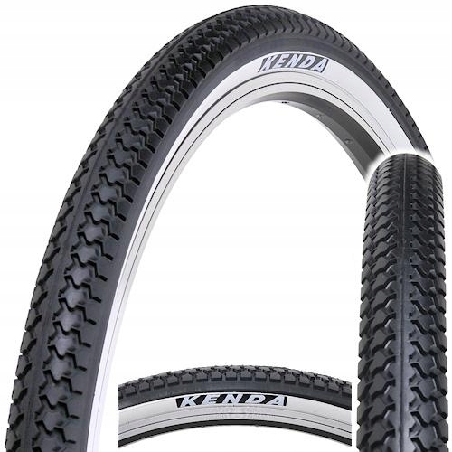 Kenda Kosmos Opona Rowerowa 26 x 1,75 Biały Bok