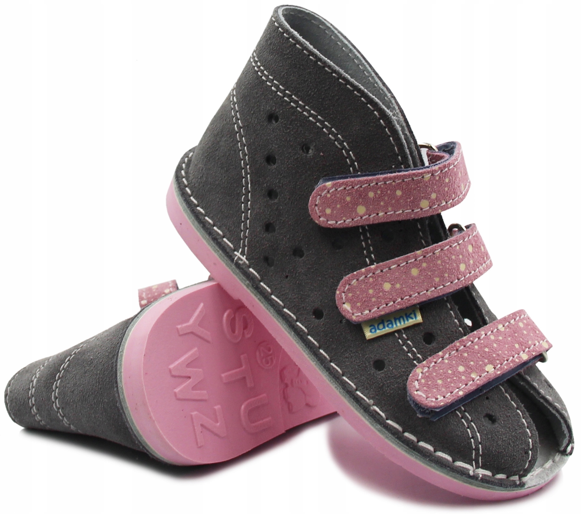 

Sandały dziewczęce Adamki z obcasem Thomasa 28