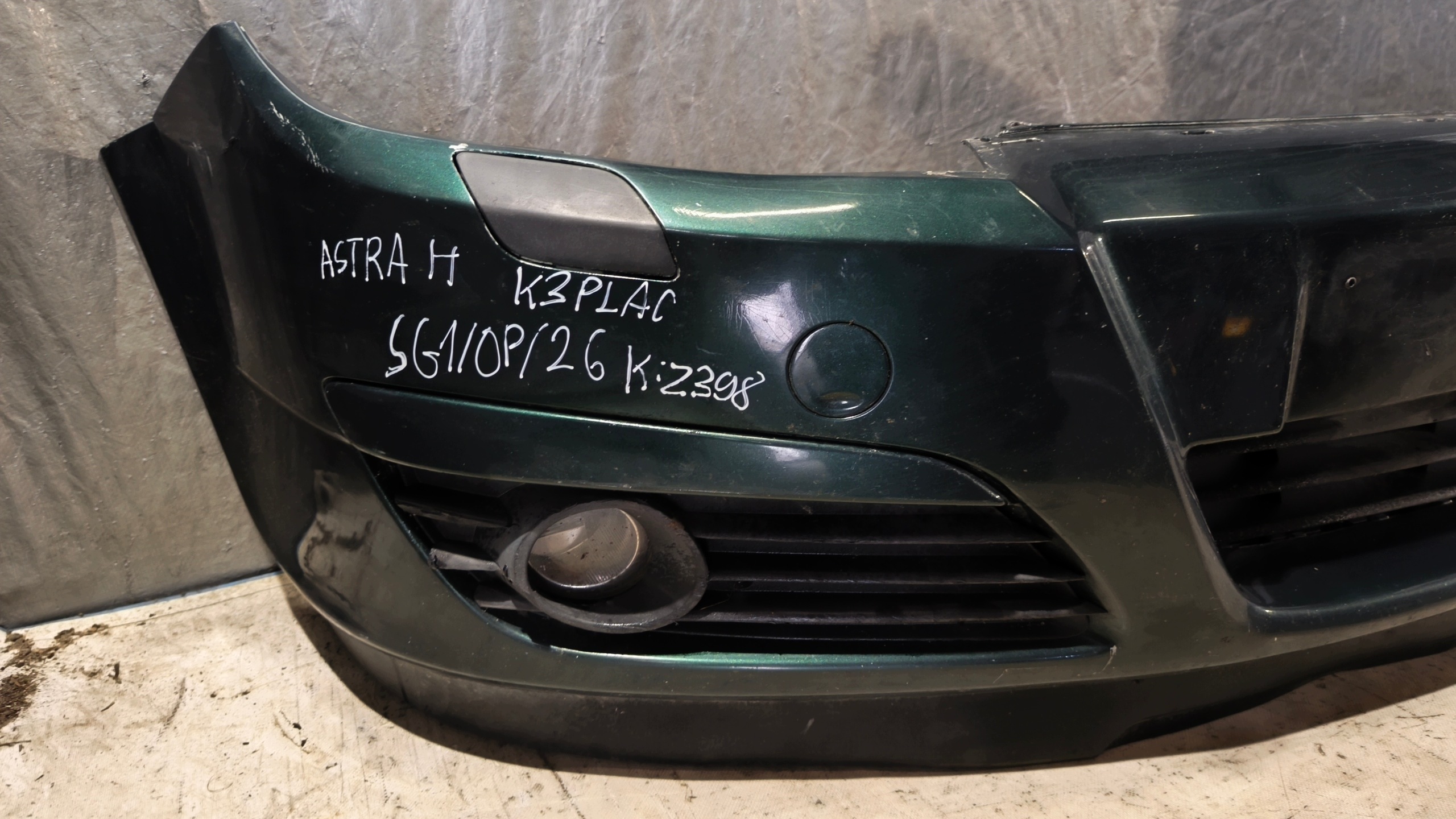 front bumper OPEL ASTRA H III LIFT K: Z398 washers