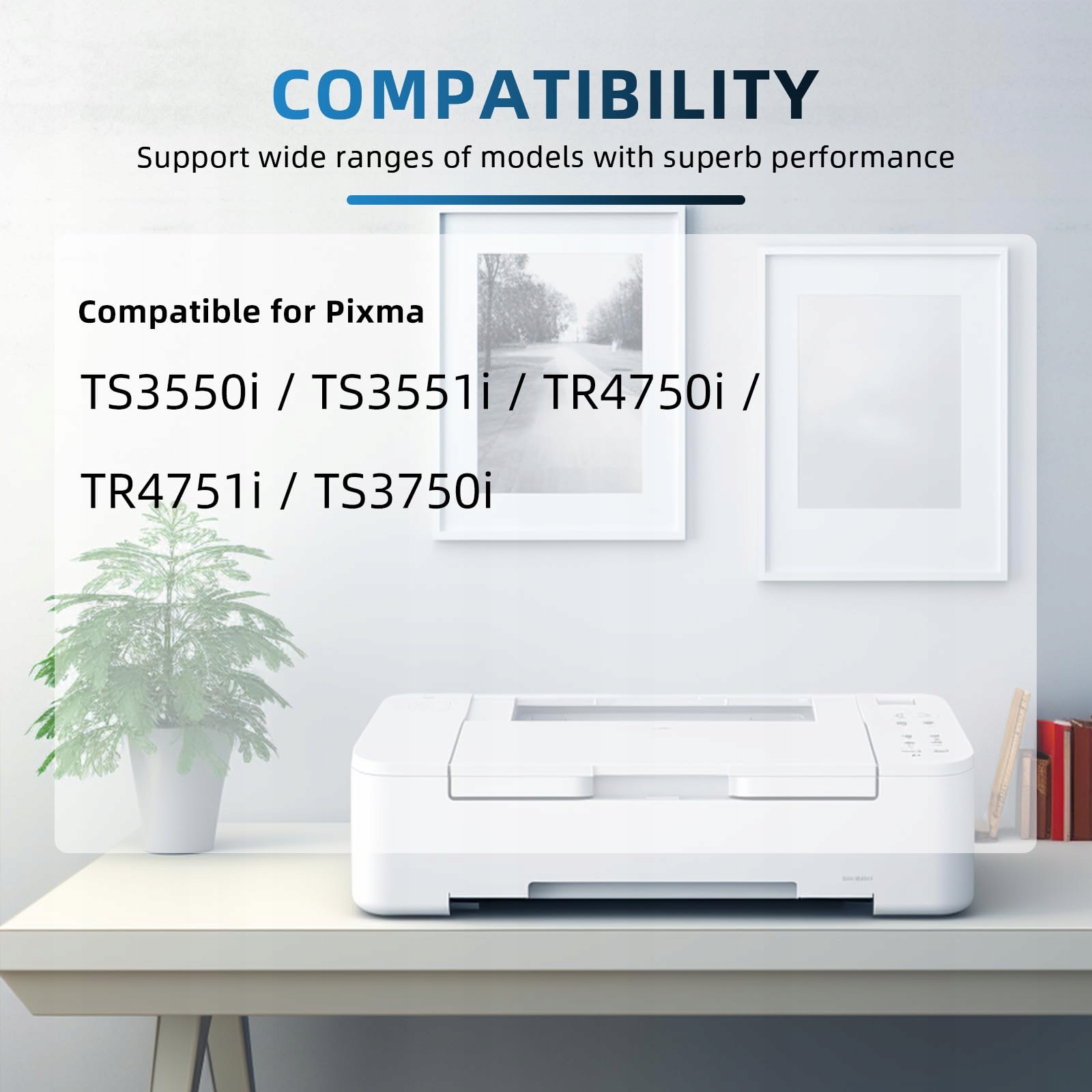 NEIBER PG-575XL Czarny Tusz Do Drukarek Canon PIXMA TS3550i TR4750i — miniatura 2