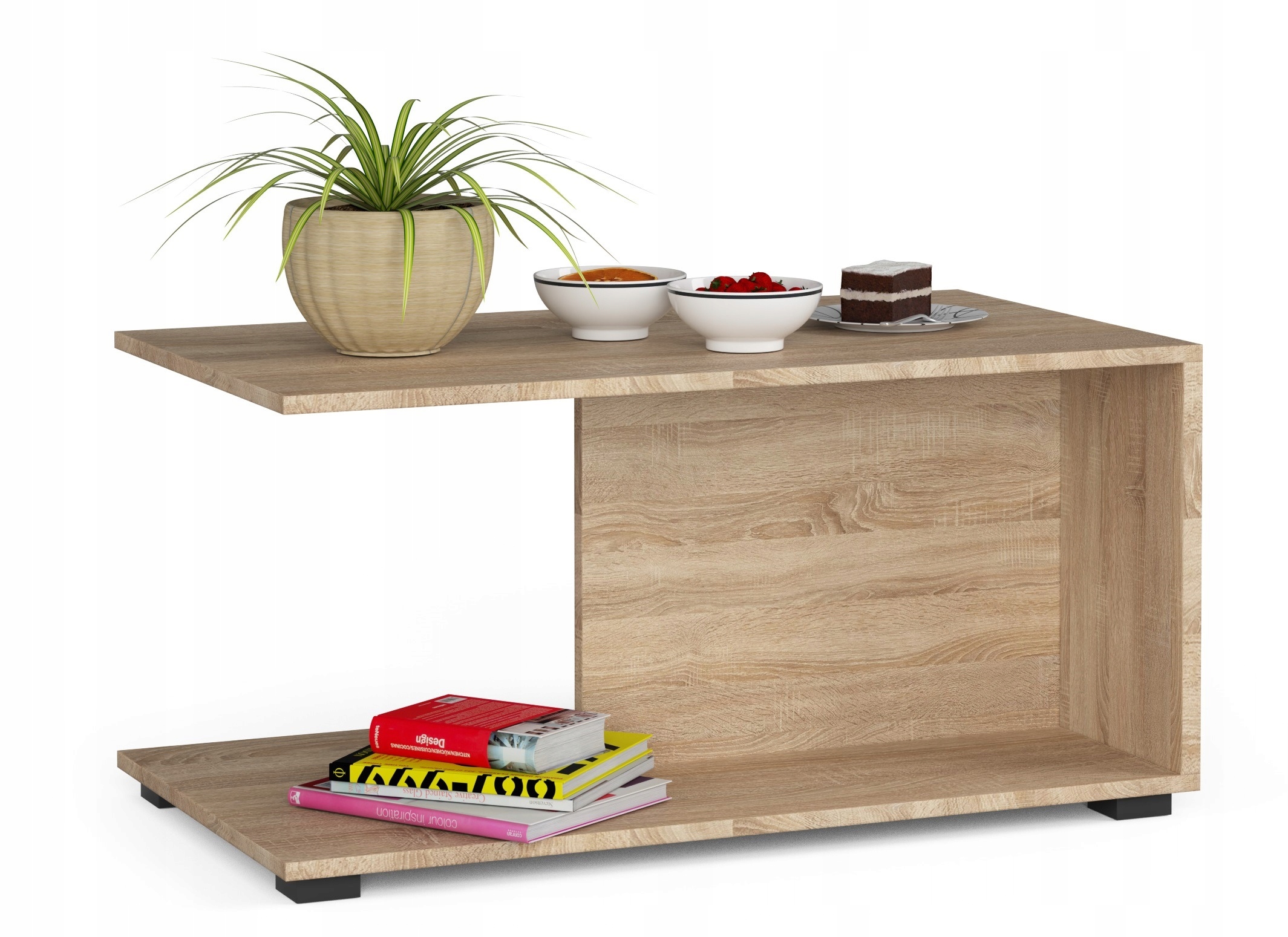 konferenčný stolík Margo, dub sonoma, 90x50 cm, obývačka Akd