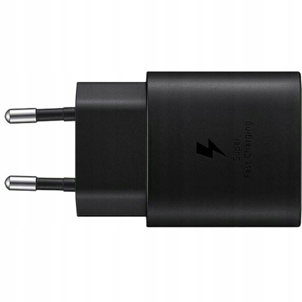 SUPER SZYBKA ŁADOWARKA SIECIOWA UNIWERSALNA 25W SAMSUNG 2X KABEL USB C/C 1M Informacje o bezpieczeństwie CE