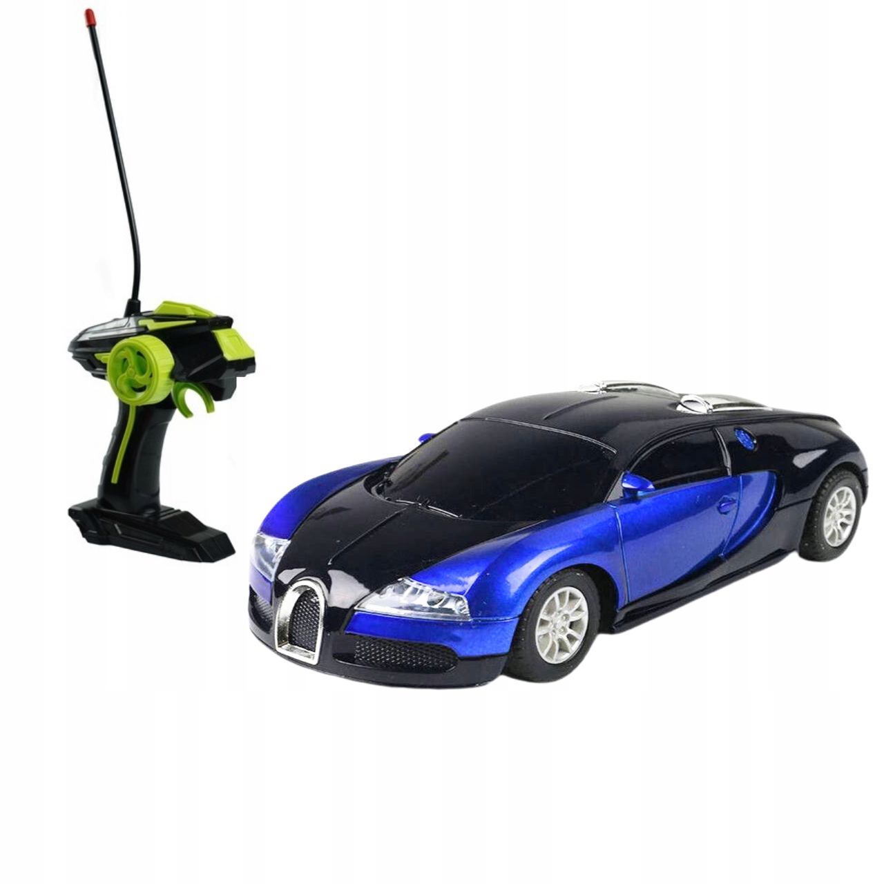 AUTO BUGATTI RC VEYRON 1:24 + PILOT ŚWIATŁA LED