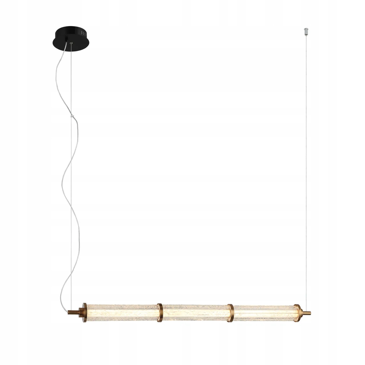 Závěsná lampa Italux Sanpo Led 19W, černá, stmívatelná, IP20, 3000K