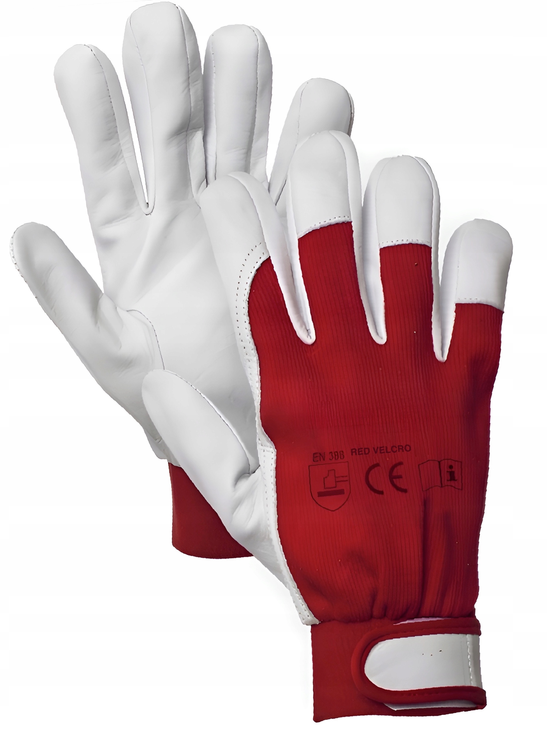 Rukavice INDEX BOZP RUKAVICE PRACOVNÍ RUKAVICE RED VELCRO SI5500 SUCHÝ ...