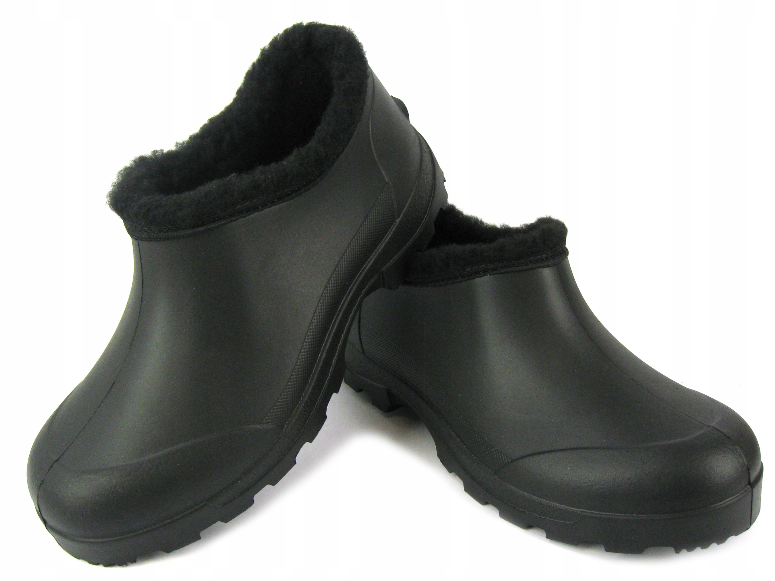 KALOSZE KRÓTKIE OCIEPLANE FAGUM STOMIL TREWOR PIANKOWE CHODAKI DO OGRODU 42 Kolor czarny