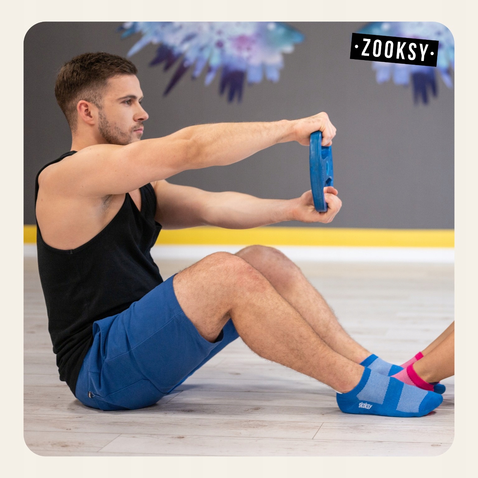 8x Skarpetki ABS Antypoślizgowe Damskie Joga Fitness Siłownia 41-46 STOPKA Właściwości oddychające