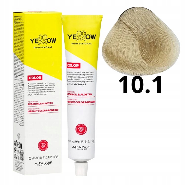 ALFAPARF YELLOW COLOR PROFESJONALNA FARBA DO WŁOSÓW 10.1 100 ML
